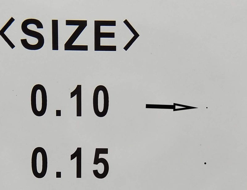 Sanyue Flaw Detection Gauge SEC Size Estimation Chart (Transparency) for Defects and Measuring (Transparent, 5) - Image 3